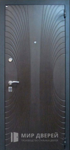 Стальная дверь МДФ на заказ №24 - фото вид снаружи
