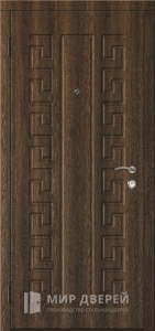 Стальная дверь МДФ №75 - фото вид изнутри