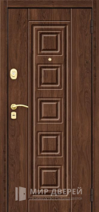 Стальная дверь МДФ №47 - фото вид снаружи