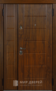 Дверь железная двухстворчатая №11 - фото вид снаружи