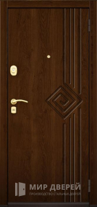 Стальная дверь МДФ №390 с отделкой МДФ ПВХ
