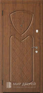 Стальная дверь МДФ №327 - фото вид изнутри