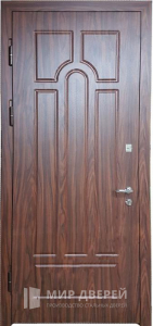 Металлическая дверь с МДФ накладкой в таунхаус №46 - фото вид изнутри