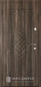 Железная дверь МДФ панели №172 - фото вид изнутри