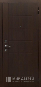 Стальная дверь МДФ №4 - фото вид снаружи