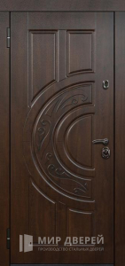 Входная дверь с накладкой №534 - фото вид изнутри
