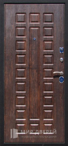 Утеплённая дверь №14 - фото вид изнутри