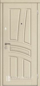 Стальная дверь МДФ №71 - фото вид снаружи