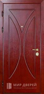 Стальная дверь МДФ №395 - фото вид изнутри