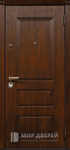 Стальная дверь МДФ №40 - фото вид снаружи