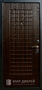 Металлическая дверь с МДФ в хрущевку №56 - фото вид изнутри