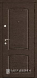 Стальная дверь МДФ №178 - фото вид снаружи