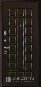 Утеплённая дверь цвета венге №25 - фото №1