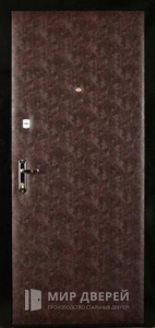 Металлические двери с винилискожей коричневая №29 - фото №1