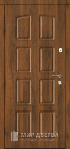 Утеплённая дверь №12 - фото вид изнутри