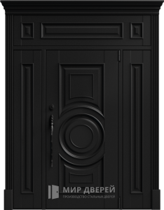 Стальная дверь Эксклюзивная №17 - фото вид снаружи