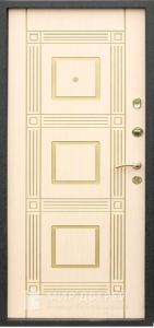 Входная дверь МДФ с фрезеровкой №152 - фото вид изнутри