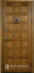 Стальная дверь МДФ №194 - фото вид снаружи