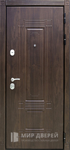 Стальная дверь МДФ №540 - фото вид снаружи