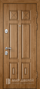 Стальная дверь МДФ на заказ №23 - фото вид снаружи