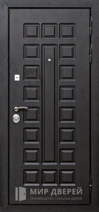 Стальная дверь МДФ №166 - фото вид снаружи