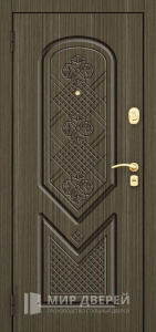Металлическая входная дверь с шумоизоляцией №28 - фото вид изнутри