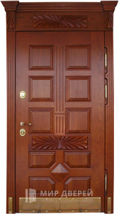 Элитная входная дверь под заказ №19 - фото вид снаружи
