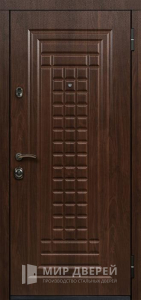 Стальная дверь МДФ №28 - фото вид снаружи
