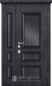 Железная дверь в дом утепленная №9 - фото вид снаружи