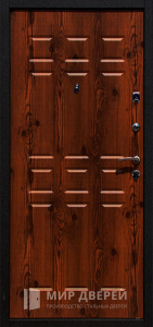 Стальная дверь МДФ на заказ №1 - фото вид изнутри