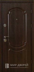Стальная дверь МДФ на заказ №27 - фото вид снаружи