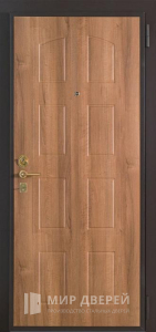 Металлическая дверь с МДФ панелью в отель №38 - фото вид снаружи