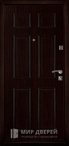 Панельная металлическая дверь №320 - фото вид изнутри