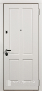Теплая металлическая дверь для дома №13 - фото вид снаружи