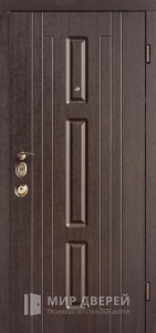 Дверь с двумя контурами уплотнения с накладками МДФ №20 - фото №1