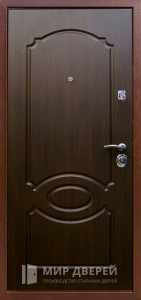 Стальная дверь МДФ №4 с отделкой МДФ Шпон