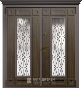 Стальная дверь Широкая №12 - фото вид снаружи
