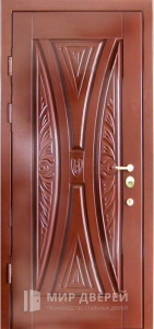 Стальная дверь МДФ №332 - фото вид изнутри