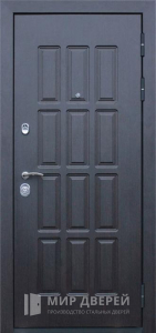 Стальная дверь МДФ №543 - фото вид снаружи