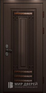 Стальная дверь Парадная дверь №401 с отделкой Массив дуба