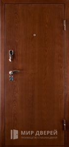 Стальная дверь Ламинат №76 - фото вид снаружи