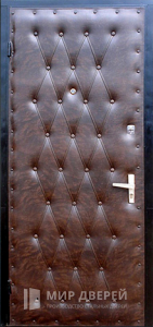 Дверь металлическая эконом с винилискожей №22 - фото №2