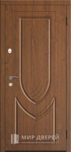 Стальная дверь МДФ №49 - фото вид снаружи