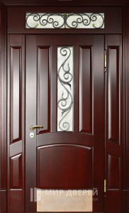 Стальная премиальная дверь для деревянного дома №55 - фото №1