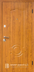 Стальная дверь МДФ №387 - фото вид снаружи