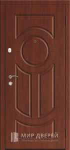 Входная дверь отделка МДФ №378 - фото вид снаружи