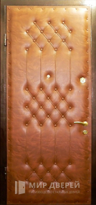 Стальная дверь Винилискожа №6 - фото вид изнутри