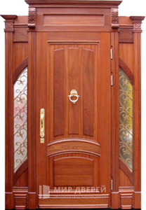 Металлическая эксклюзивная дверь для ресторана №31 - фото вид снаружи
