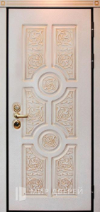 Белая дверь №11 - фото вид снаружи