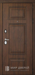 Утеплённая дверь №17 - фото вид снаружи
